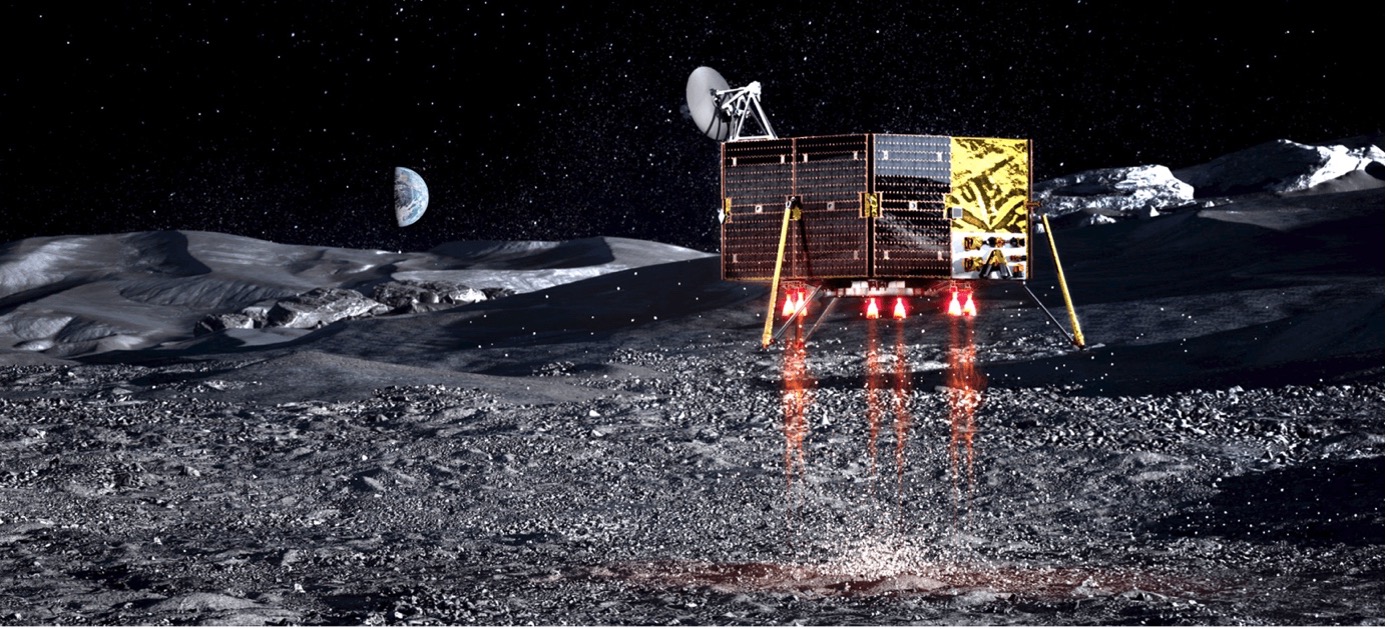 Landing on the moon in 2025 MGM COMPRO